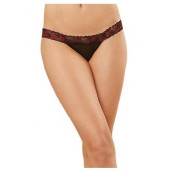 Culotte dentelle et strappy - Dreamgirl Lingerie