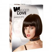 Perruque brune coupe au carré - Wigged Love