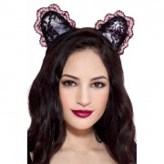 Petite oreilles de chatte en dentelle - Music Legs Lingerie Sexy