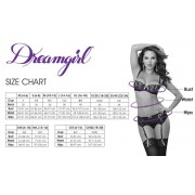 Grille  des tailles Dreamgirl Lingeries