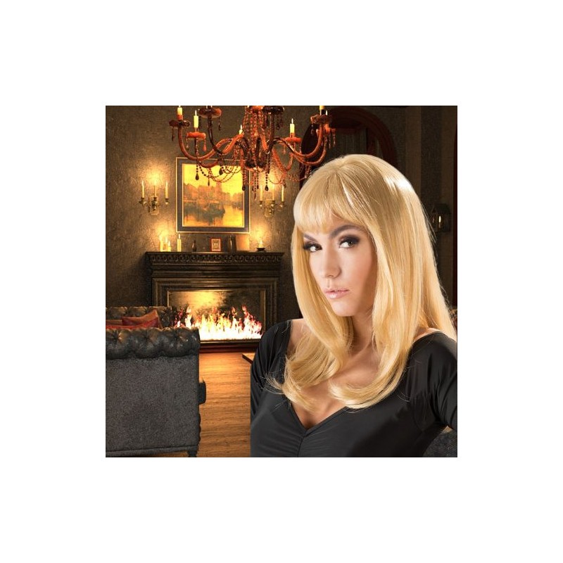 Perruque blonde mi-longue - Wigged Love - Garnet's Lingerie House